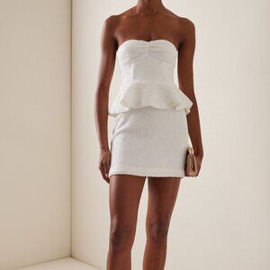 ROTATE Peplum Sequin Mini Dress